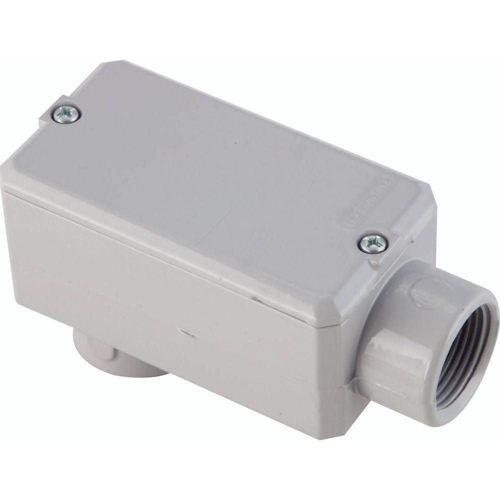 Condulete Fixo 1.1/2" Tipo Lb Tramontina Com Rosca E Tampa Com Pintura Eletrostática A Pó Tramontina - 1