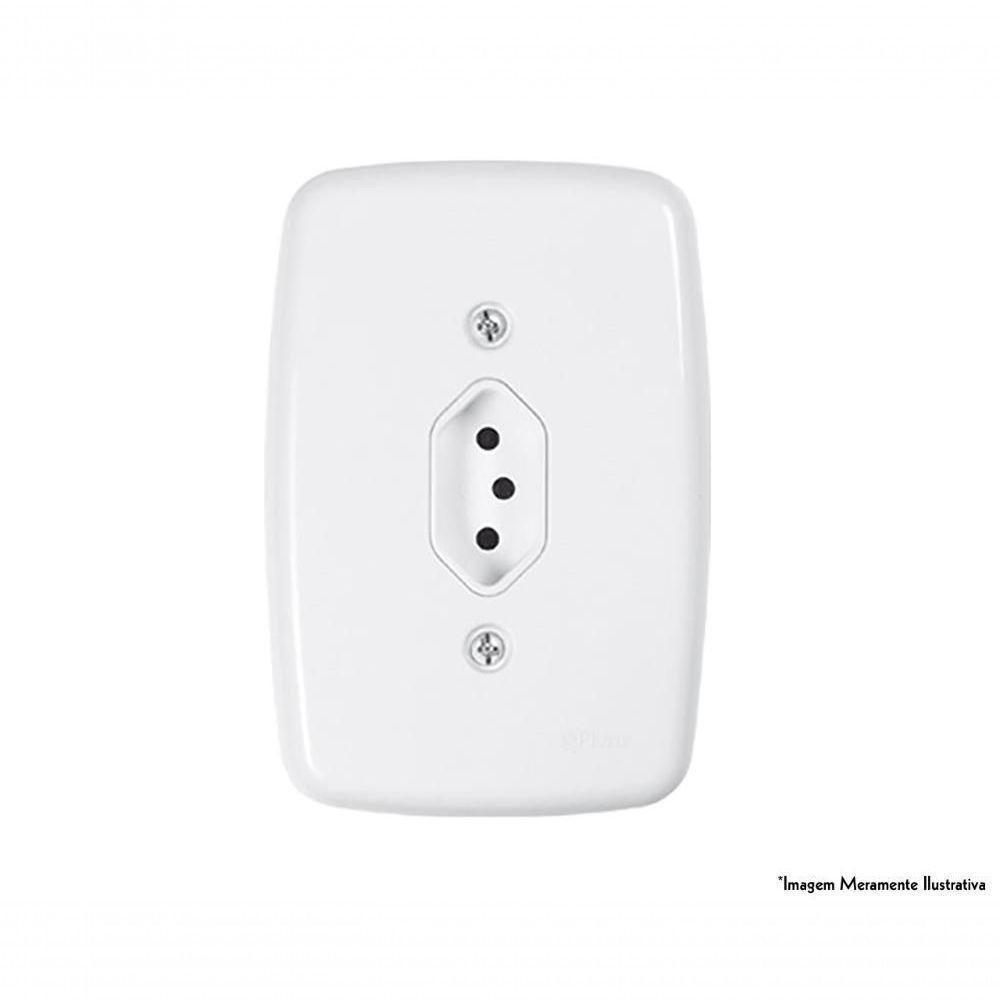 Tomada Ideale Br 2p+t Vertical C/pl 10a 250v 3280 C/12pcs - 1