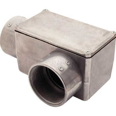 Condulete Fixo Tipo "ll" 3" Tramontina Com Tampa Com Rosca Bsp Sem Pintura Tramontina