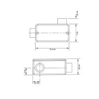 Condulete Fixo 1.1/4" Tipo Lr Tramontina Com Tampa E Sem Rosca Tramontina - 3