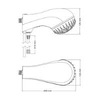Ducha Elétrica Tramontina Sensetop 4 Temperaturas 6500 W 220 V Branca Tramontina - 4