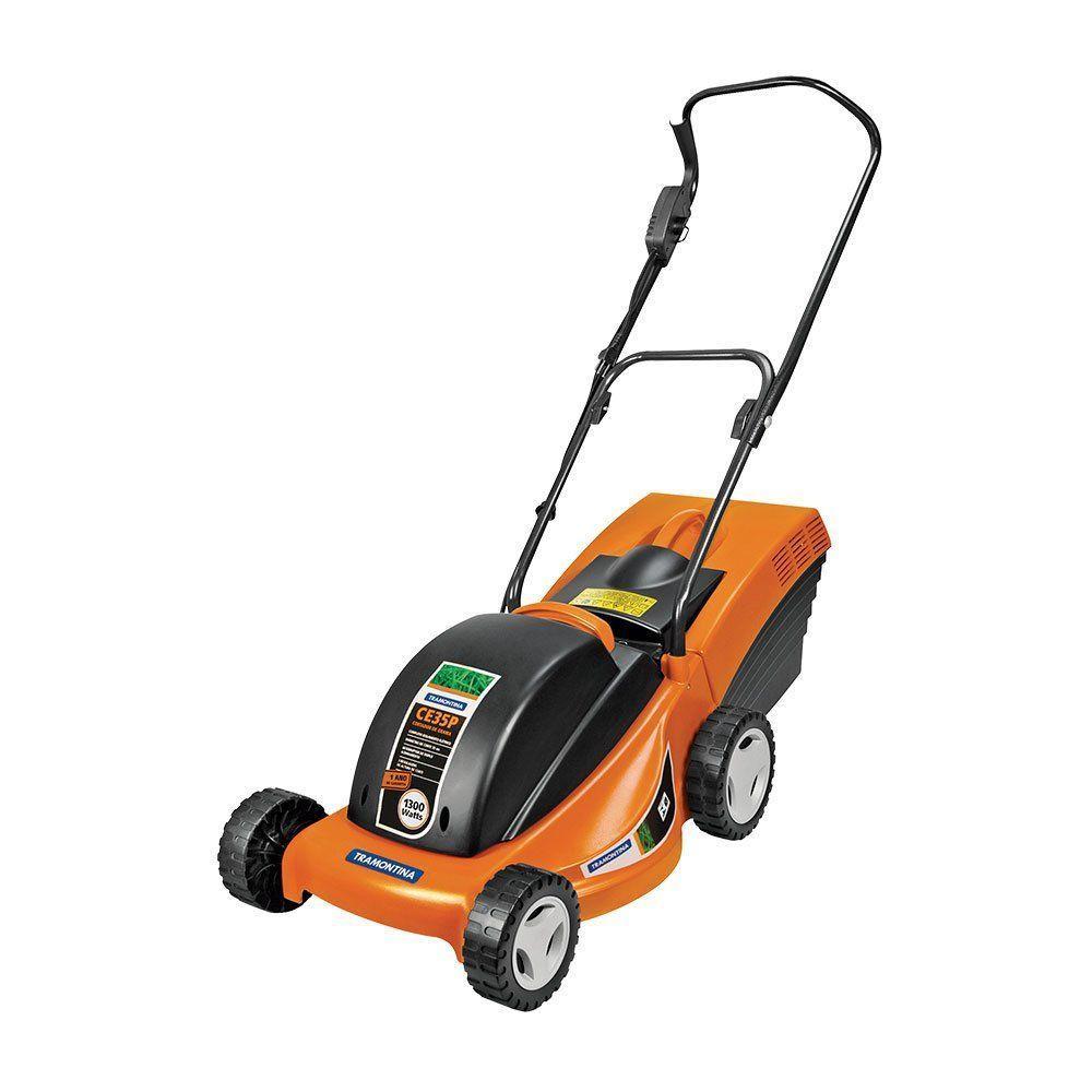 Cortador De Grama Elétrico Tramontina 1300w Preto Com Laranja 220v - 1