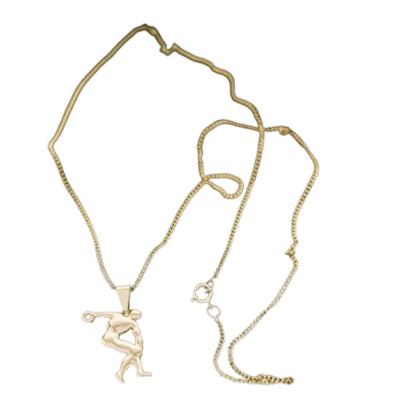 Corrente Grumet Pitbull 1mm Pingente Para Professores.