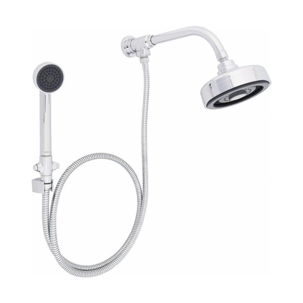 Kit De Chuveiro Com Desviador + Ducha Manual Acqua Plus Cromado - Deca - 1