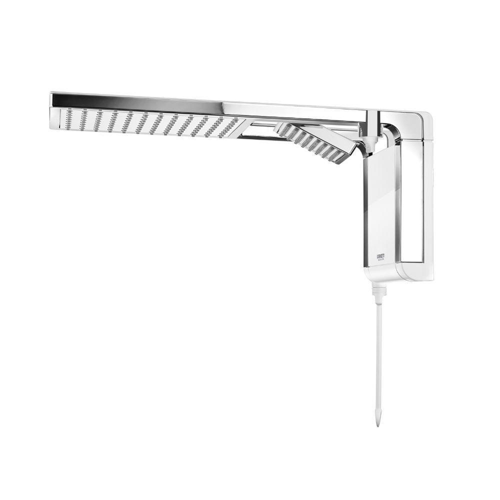 Chuveiro Acqua Duo Ultra 220v - Lorenzetti Branco Com Cromado - 5