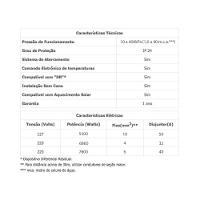 Chuveiro Acqua Duo Ultra 220v - Lorenzetti Branco Com Cromado - 7