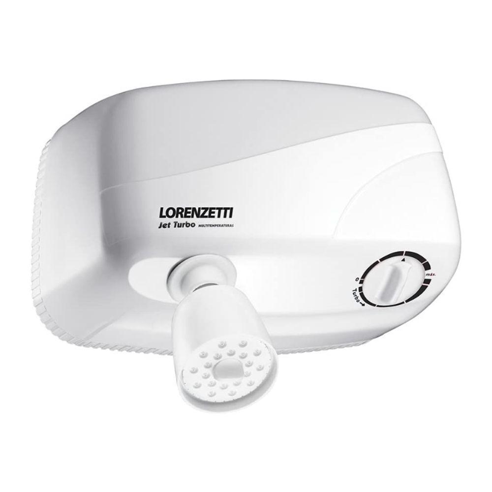 Chuveiro Lorenzetti Jet Turbo Multitemperaturas 7800w Branco 220v - 1