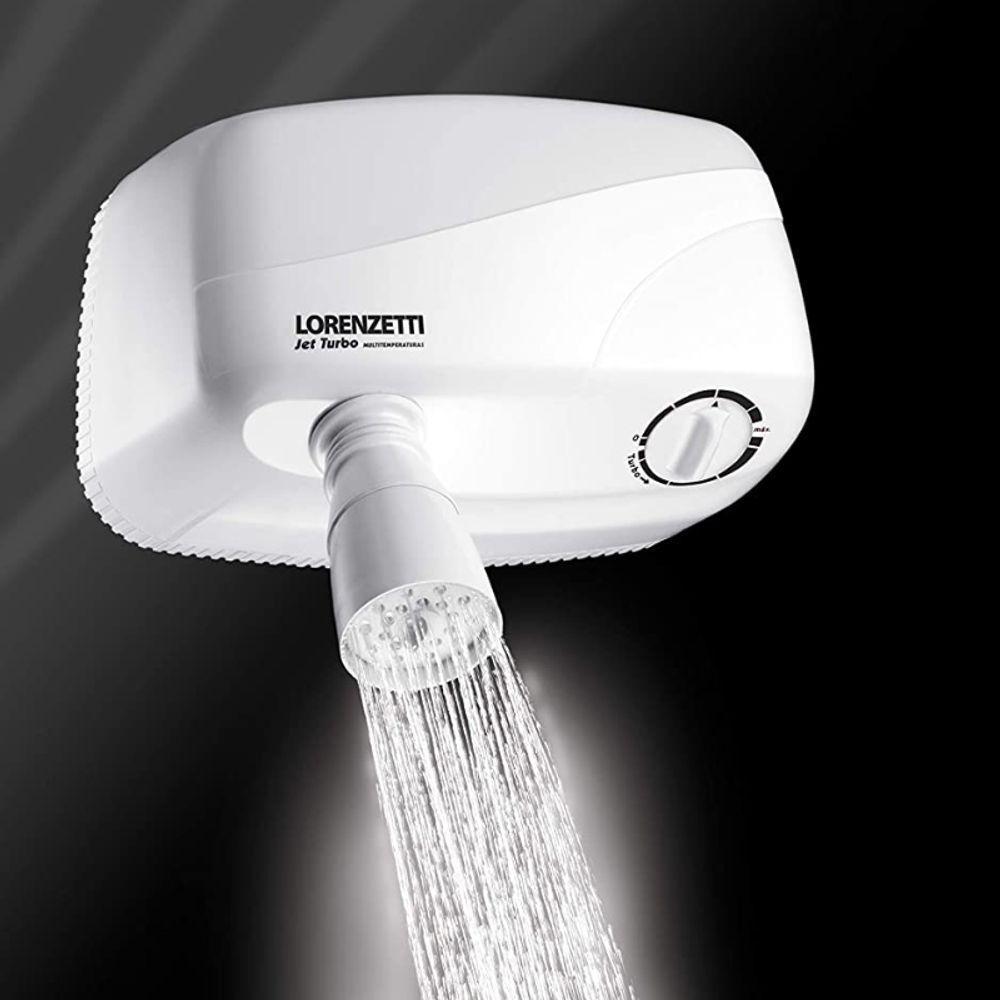 Chuveiro Lorenzetti Jet Turbo Multitemperaturas 7800w Branco 220v - 4