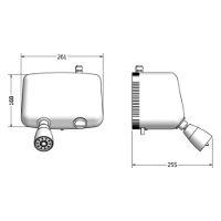 Chuveiro Lorenzetti Jet Turbo Multitemperaturas 7800w Branco 220v - 2