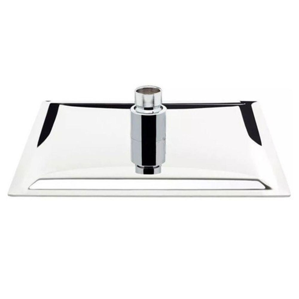 Chuveiro Quadrado Ducha Inox Cromado 20x20 Area Externa Piscina Banheiro - 3