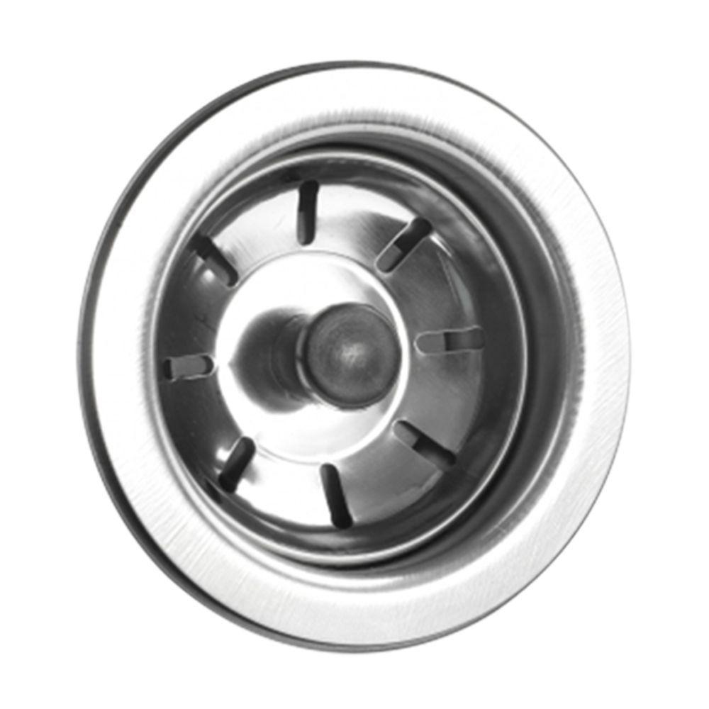 Válvula De Escoamento Para Pia Em Inox 4.1/2 Pino Preto - 2