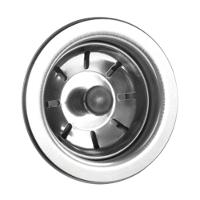 Válvula De Escoamento Para Pia Em Inox 4.1/2 Pino Preto - 2