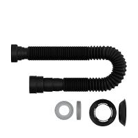 Sifão Flexível Blukit Tubo Extensivo 1,1 Metros Universal Preto - 1