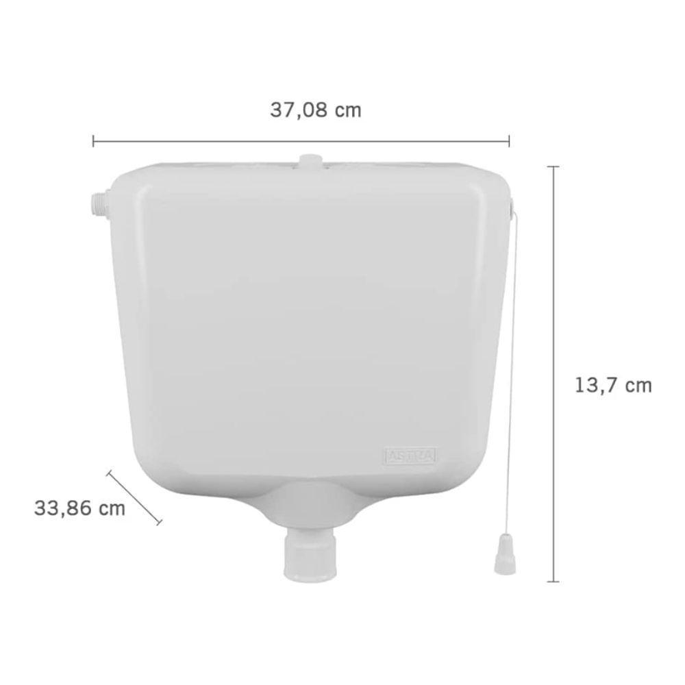 Caixa Descarga Controlada 9Litros Astra - 4