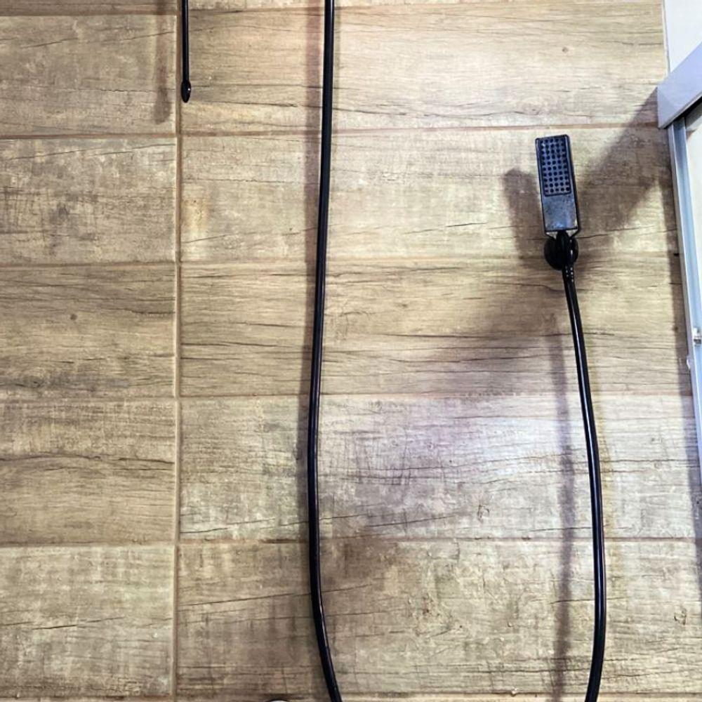 Chuveiro Lorenzetti Acqua Duo Flex 6800w Preto Com Cromado 220v - 4