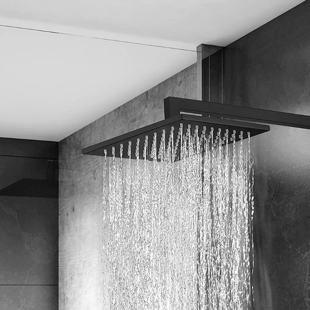 Ducha Lorenquadra Quadrada 20cm Lorenzetti Preto - 4