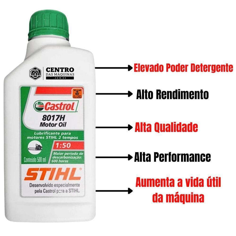 Motosserra á Gasolina Vulcan Vs620 2t + óleo Castrol Sthil - 3
