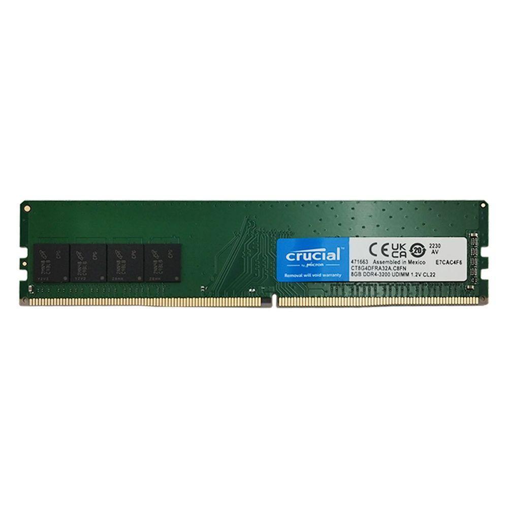 Memória 8gb Crucial, Ddr4, 3200mhz, Cl22 - Ct8g4dfra32a - 1