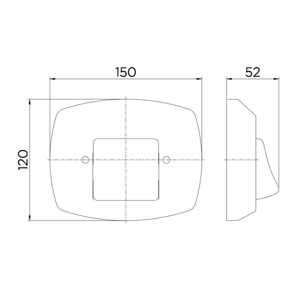 Acabamento Para Válvula De Descarga Clássica - Docol Bege Com Cromado - 3