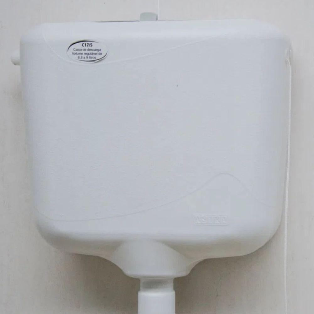 Caixa De Descarga Controlada 9lt - Astra Branco - 2