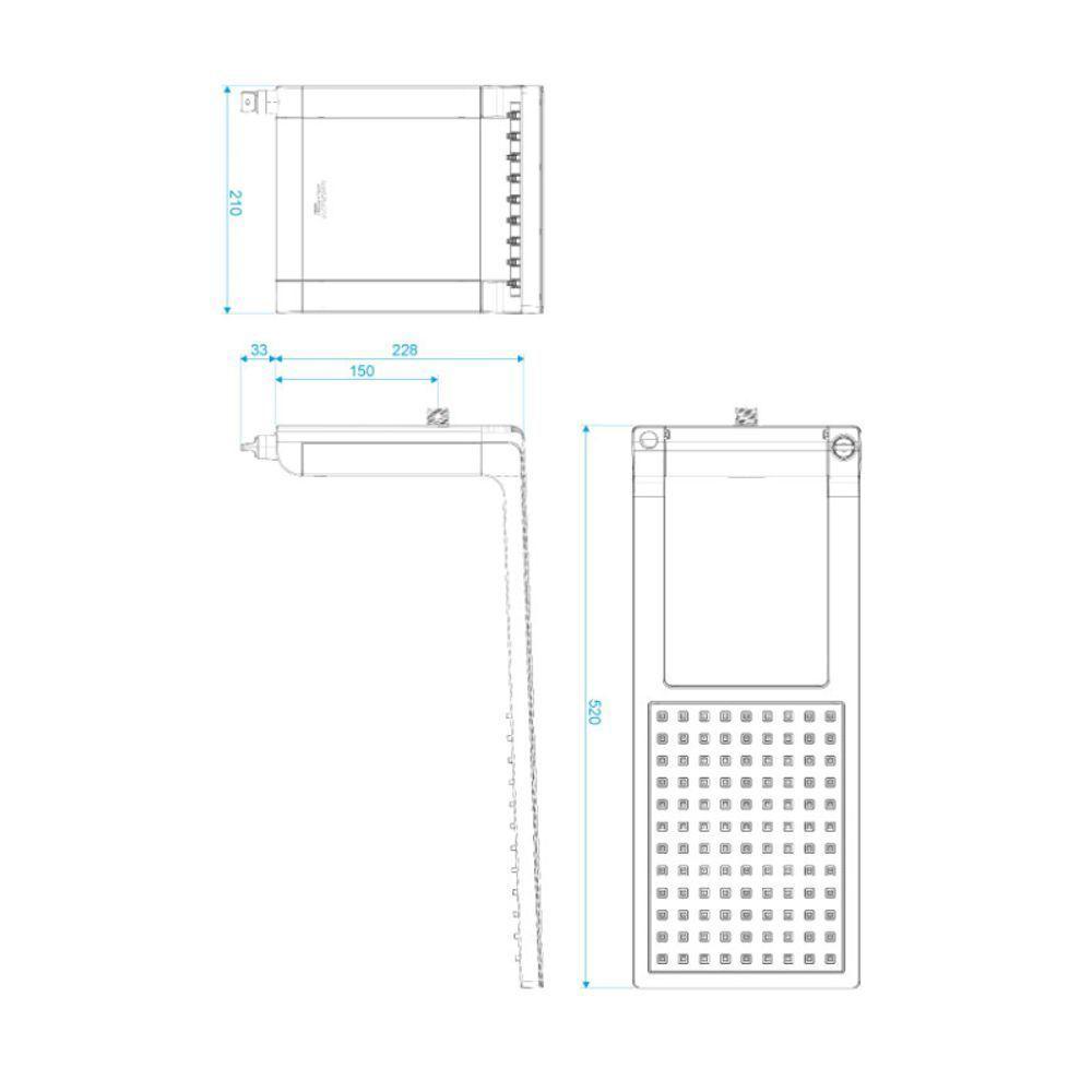 Chuveiro Lorenzetti Acqua Storm Ultra 7800w Preto 220v - 2