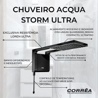 Chuveiro Lorenzetti Acqua Storm Ultra 7800w Preto 220v - 3