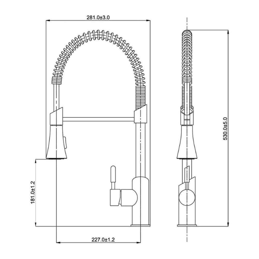 Misturador Monocomando Cozinha Com Ducha Especial Lorenkitchen Lorenzetti Cromado - 2