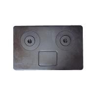 Chapa Fogão A Lenha 2 Furos Com Redução Multiuso 92X59Cm - 1