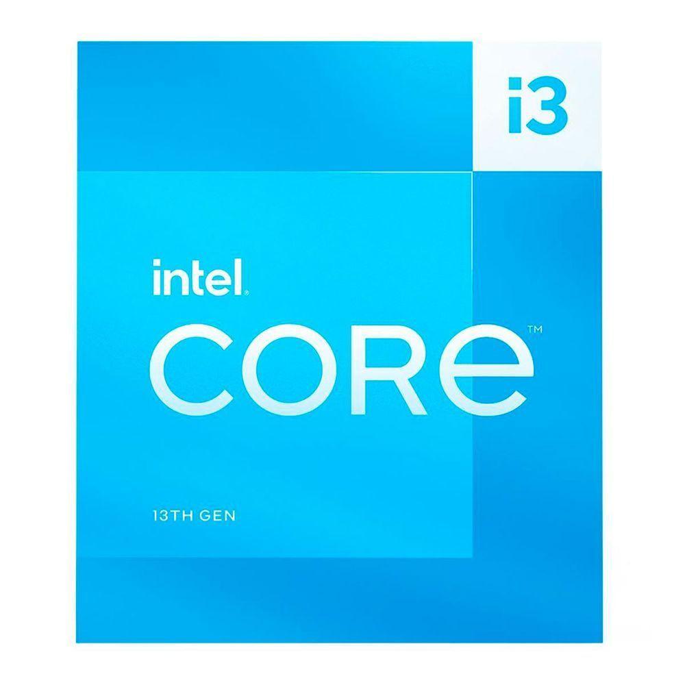 Processador Intel Core I3-13100, 3.4ghz (4.5ghz Turbo), Lga1700, 12mb Cache, 13ª Geração - 3