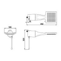 Chuveiro Eletrônico Loren Shower 220v - Lorenzetti Branco - 6