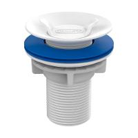 Válvula De Escoamento Blukit 7/8 Para Lavatório Branca - 1