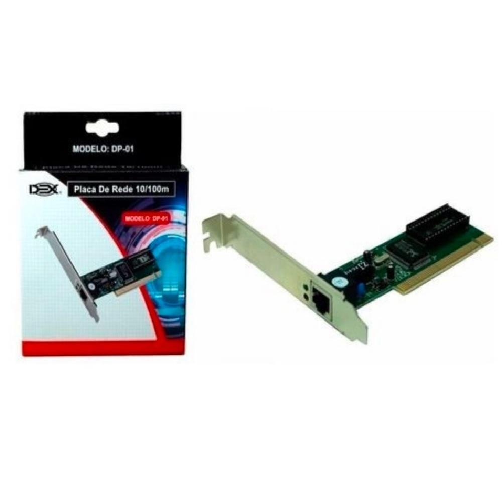 Placa De Rede Pci 10/100m Dp01 Lan Ethernet - 2
