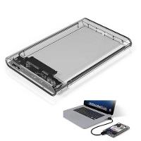Case Transparente Hd Sata 2.5´´ Hhd Ou Ssd Usb 3.0 6 Gpbs - 2