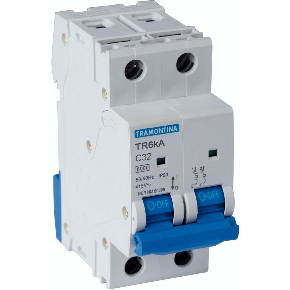 Disjuntor Tr6ka 2 P 32 A Curva C Tramontina Tramontina - 1