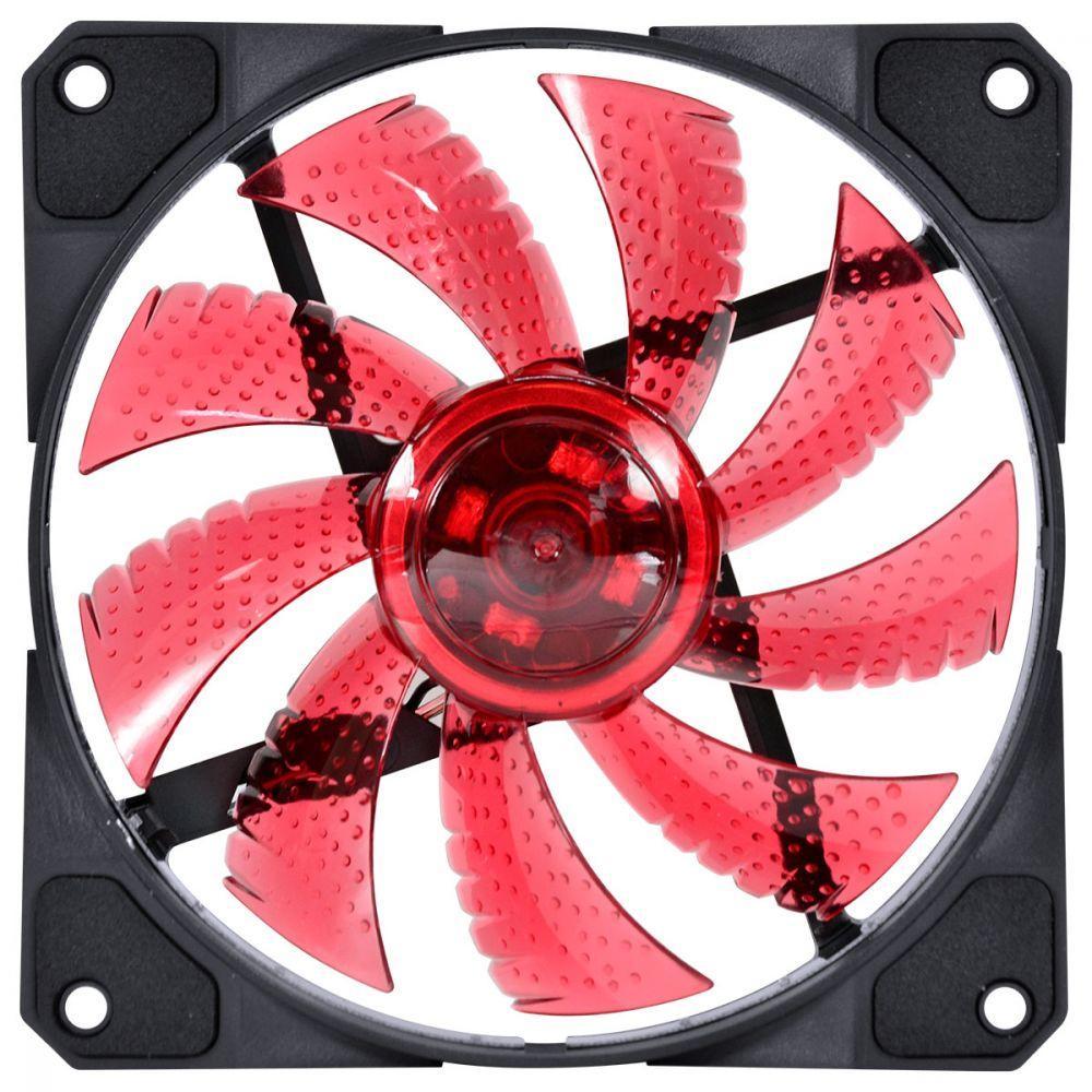Fan/cooler Vx Gaming V.lumi 15 Pontos De Led 120x120 Vermelho - Vlumi15r - 5