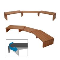 Suporte De Mesa Base Elevada Ajustável 3 Monitores Gamer Notebook Madeira Natural