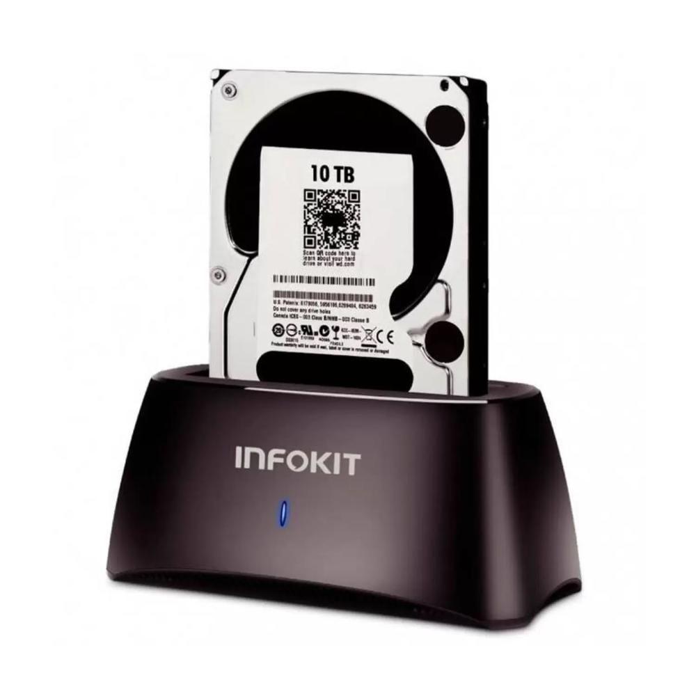 Dock Station Sata 3 P/ Hd E Ssd 2.5´´ E 3.5´´Hd Até 10tb - 1