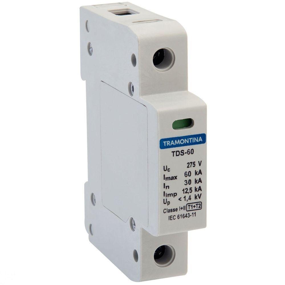 Dispositivo De Proteção Contra Surtos Tramontina Tds 1 P 60 Ka 275 V Classe I E Ii Tramontina - 1