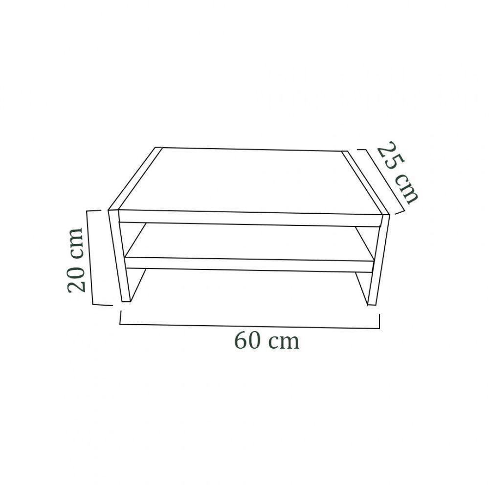 Suporte Duplo Para Monitor Branco Em Mdf - 3
