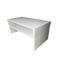 Suporte Duplo Para Monitor Branco Em Mdf - 1