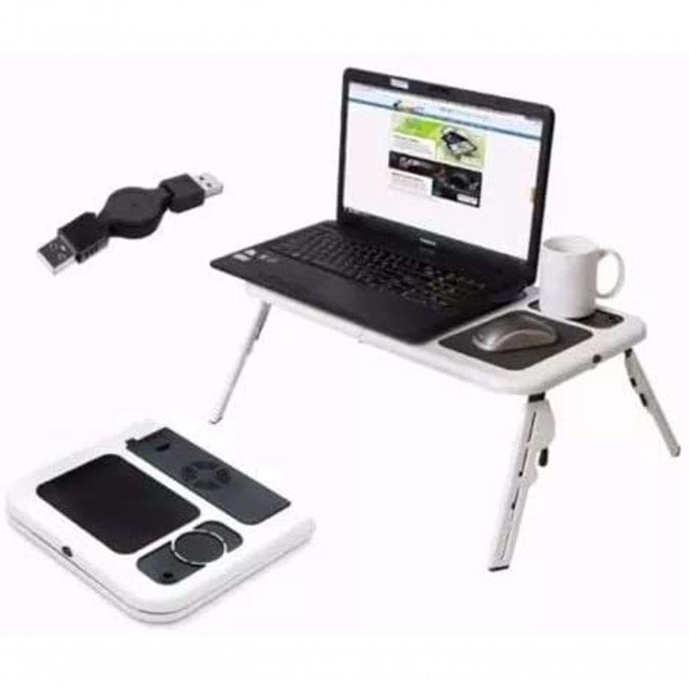 Mesa Para Notebook Suporte Com 2 Coolers E Sensor Touch - 2