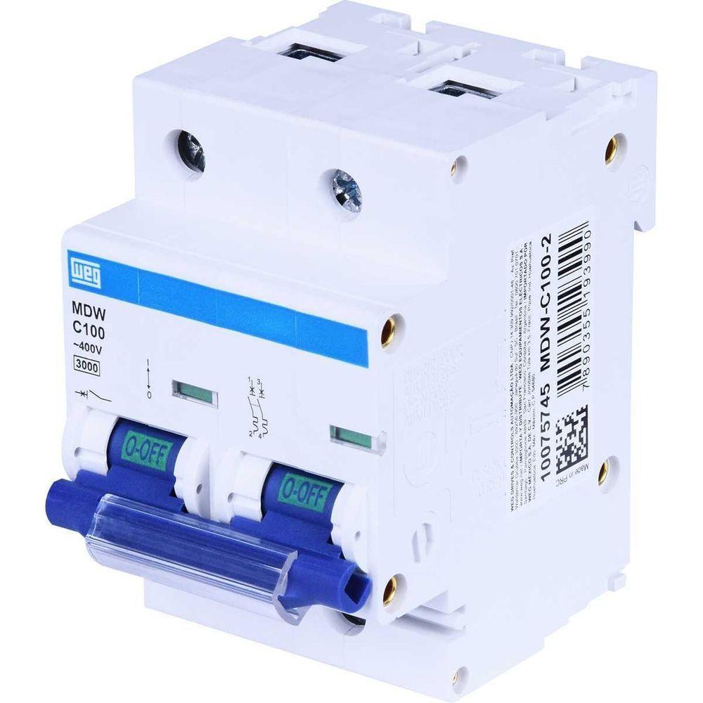 Disjuntor Mdw 80a Weg - Curva C Tripolar - 2