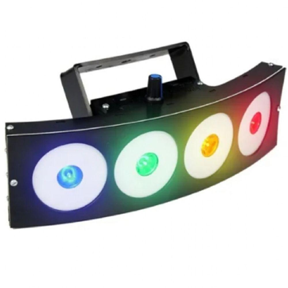 Jogo De Luz 4 Canhão Led Ritmico Deltronica Para Eventos - 1