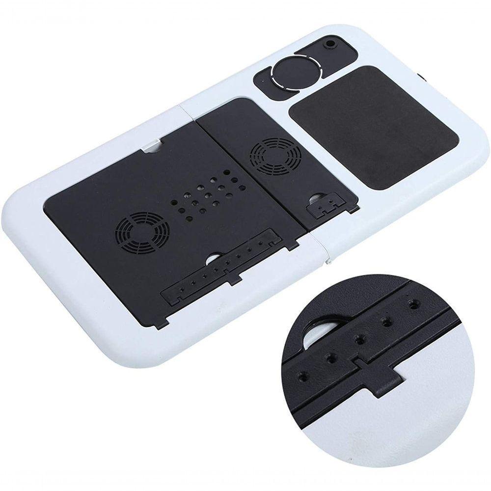 Mesa Notebook Com 2 Coolers Usb Dobrável Cama Sofa E-Table - 3