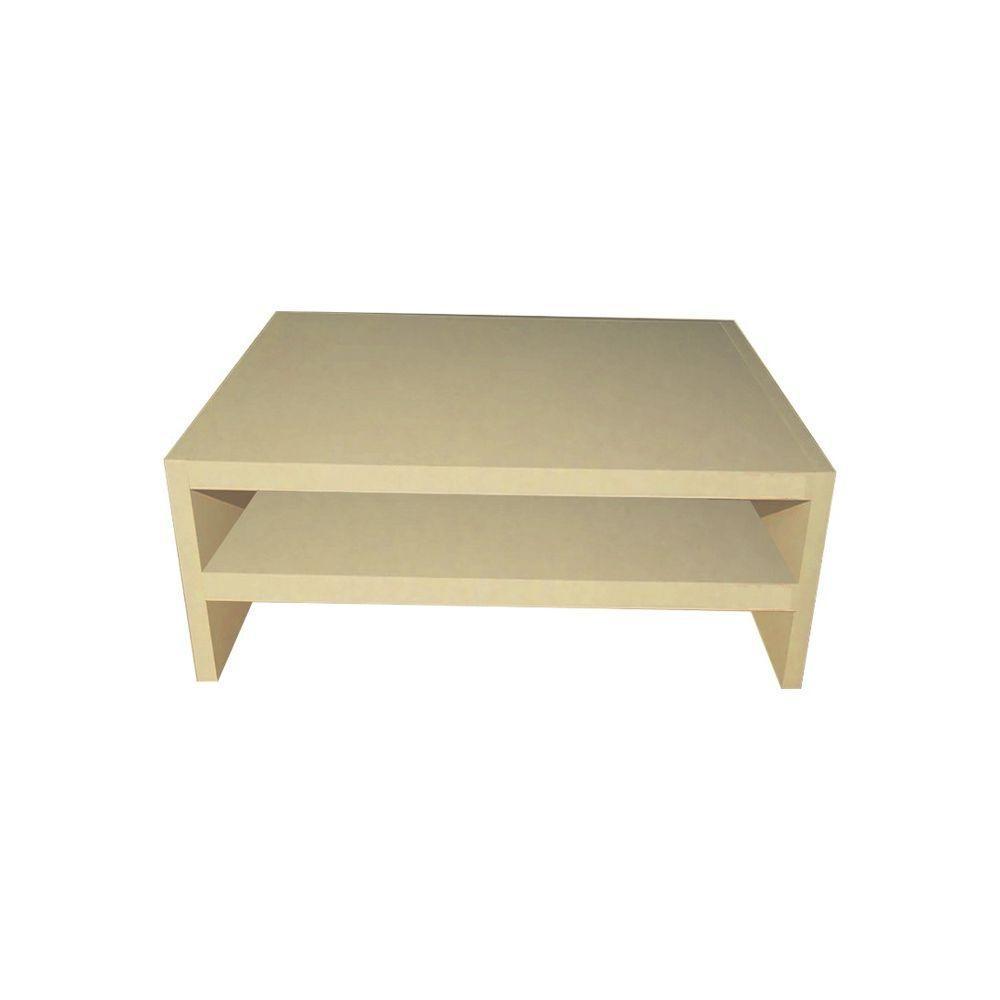 Suporte Duplo Para Monitor Natural Em Mdf - 1