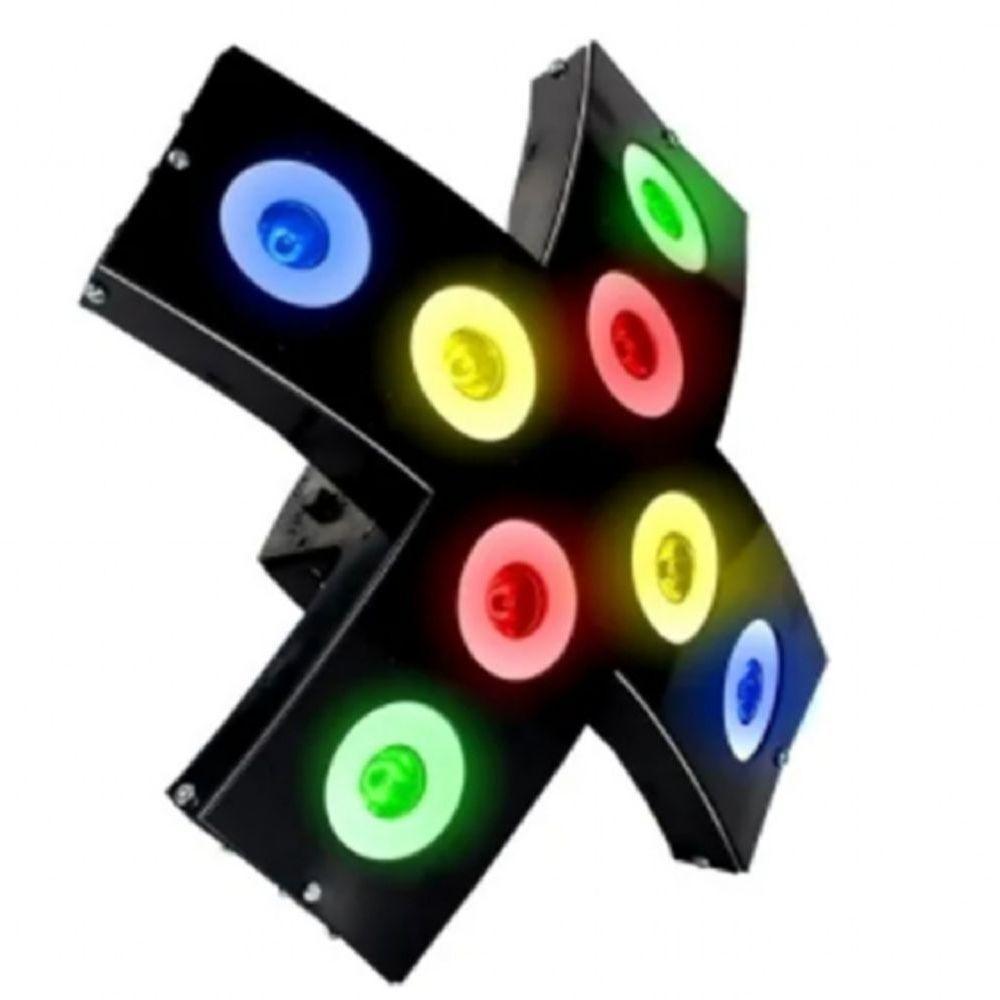 Jogo De Luz 8 Canhão De Led Ritmico Iluminação - 1