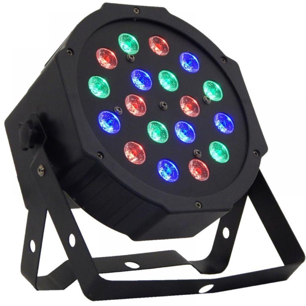 Canhão 18 LEDs Slim RGB GT69 Bivolt - Lorben - 2
