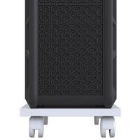 Suporte Para Cpu Com Rodízios Cyber L03 Branco - Lyam Decor - 3