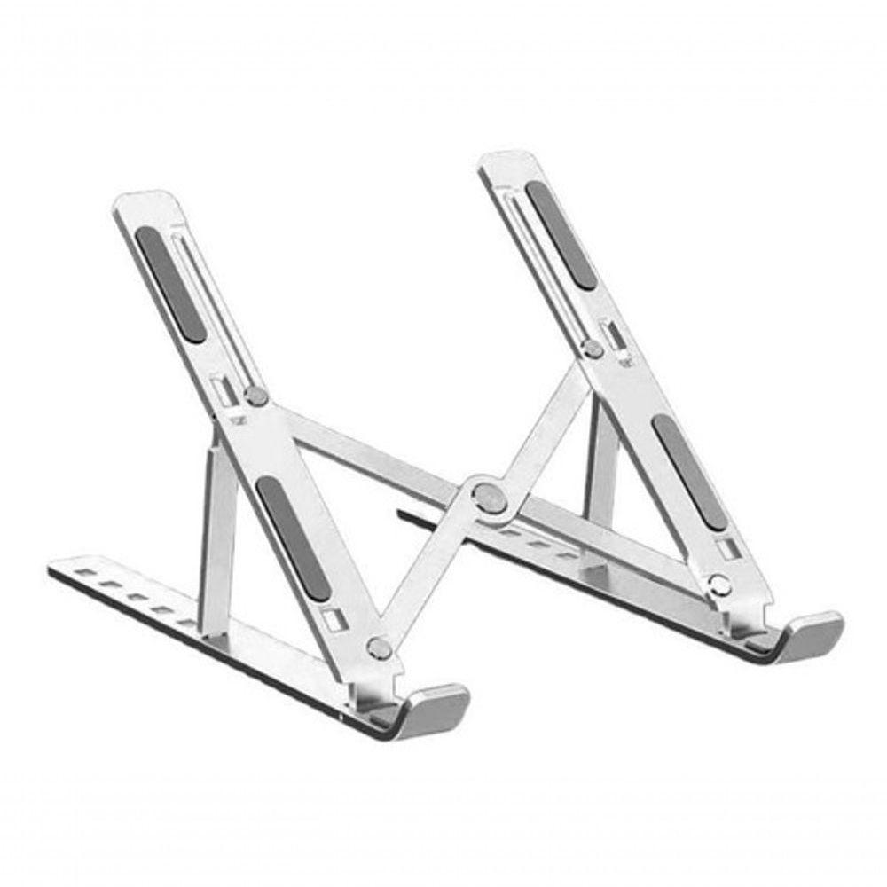 Suporte Para Notebook Alumínio Dobrável Ergonômico Ajustável - 2