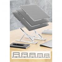 Suporte Para Notebook Alumínio Dobrável Ergonômico Ajustável - 3